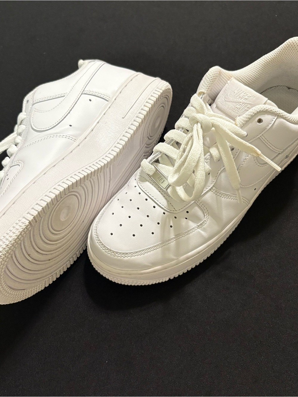 Nike Women’s Air Force 1 Low White Leather Sneakers